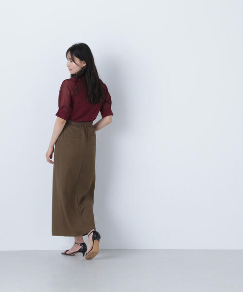 ニット セーター シアースリーブニット レディース 洗える】クロスコンビ シアースリーブニット / ICB