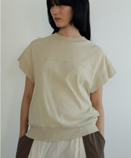 anuke（アンヌーク）の「Rib Sheer Knit（ニット/セーター