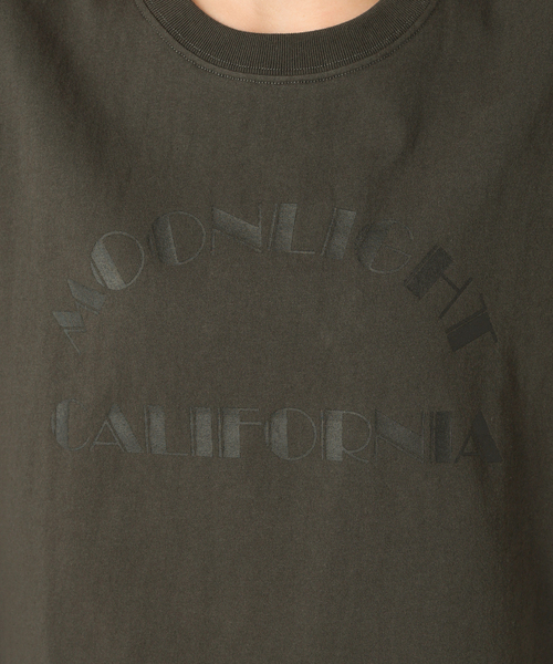 B.C STOCK(ベーセーストック)の「手洗い可 / アソートフレンチスリーブロゴTEE(Tシャツ/カットソー・レディース・チャコールグレー/ホワイト/ブラウン・FREE)」の4枚目の写真