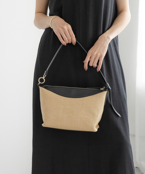 Elura（エルーラ）の「ノットワンハンドルバッグ/286757（ハンドバッグ・レディース・ブラック/ブラウン・ONE SIZE）」の2枚目の写真