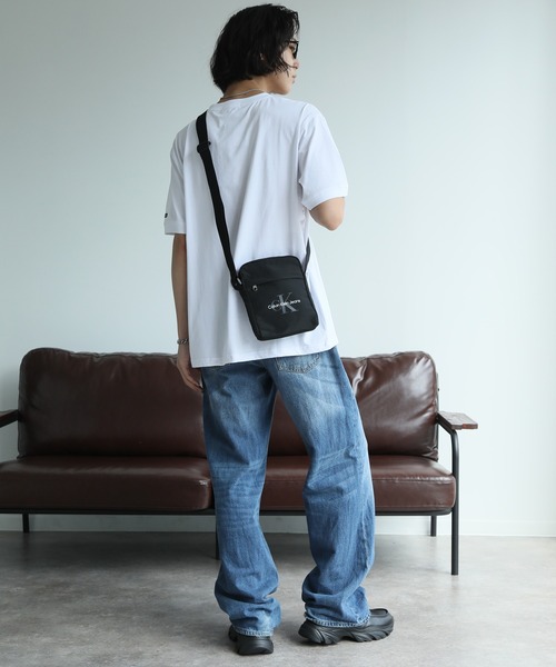 Calvin Klein Jeans(カルヴァンクラインジーンズ)の「【Calvin Klein JEANS/カルバンクライン ジーンズ】SPORT ESSENTIALS REPORTER18 M / スポーツ エッセンシャル レポーター ショルダーバッグ(ショルダーバッグ・メンズ・ブラック・FREE)」の7枚目の写真