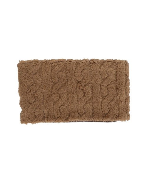 MAKE YOUR DAY（メイクユアデイ）の「リバーシブルネックウォーマー（ネックウォーマー/スヌード・キッズ・ブラック/ブラウン/レッド/アイボリー・FREE）」の3枚目の写真