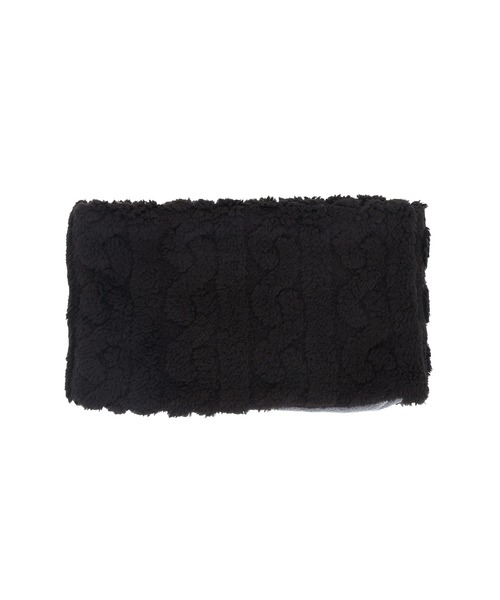 MAKE YOUR DAY（メイクユアデイ）の「リバーシブルネックウォーマー（ネックウォーマー/スヌード・キッズ・ブラック/ブラウン/レッド/アイボリー・FREE）」の2枚目の写真