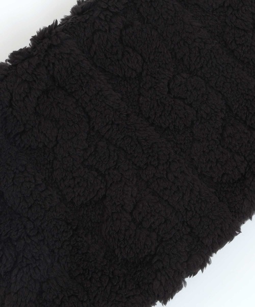 MAKE YOUR DAY（メイクユアデイ）の「リバーシブルネックウォーマー（ネックウォーマー/スヌード・キッズ・ブラック/ブラウン/レッド/アイボリー・FREE）」の13枚目の写真