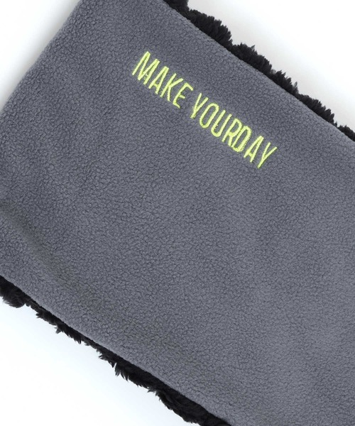 MAKE YOUR DAY（メイクユアデイ）の「リバーシブルネックウォーマー（ネックウォーマー/スヌード・キッズ・ブラック/ブラウン/レッド/アイボリー・FREE）」の14枚目の写真