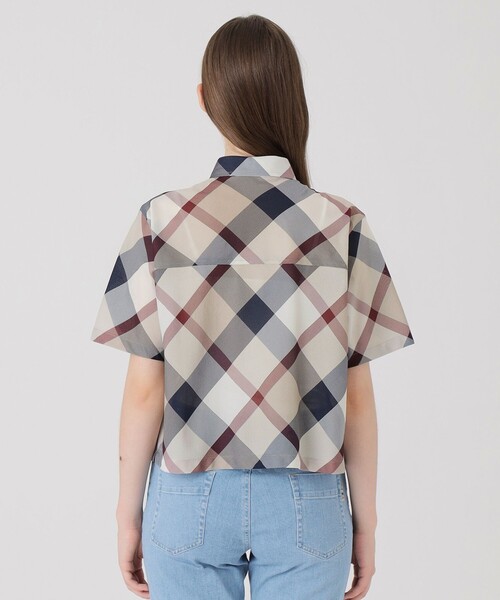 クレストブリッジチェックカラミクロスシャツ（シャツ/ブラウス