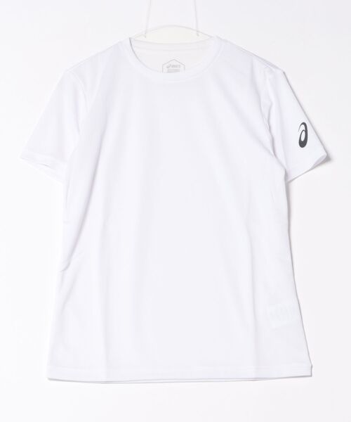 ASICS(アシックス)の「《ASICS》ドライ半袖シャツ(リサイクル素材)(Tシャツ/カットソー・メンズ・ネイビー/ホワイト/ブルー/ブラック・S/M/L/XL)」の1枚目の写真