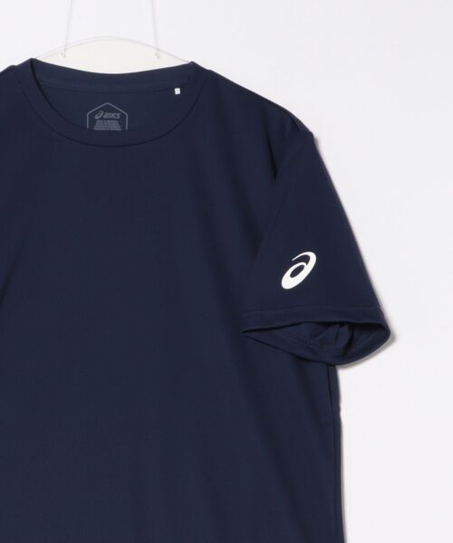 ASICS(アシックス)の「《ASICS》ドライ半袖シャツ(リサイクル素材)(Tシャツ/カットソー・メンズ・ネイビー/ホワイト/ブルー/ブラック・S/M/L/XL)」の6枚目の写真