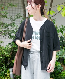ITEMS URBANRESEARCH | Vネックステッチブラウス(シャツ/ブラウス)
