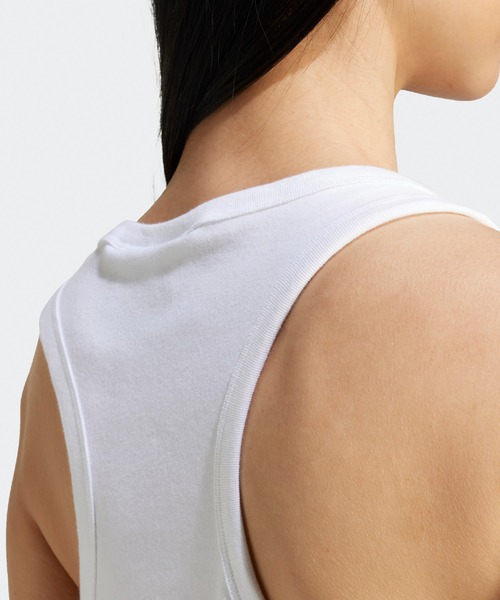 adidas(アディダス)の「adidas/アディダス TREFOIL TANK タンクトップ(タンクトップ・レディース・ホワイト・XS/S/M/L)」の5枚目の写真