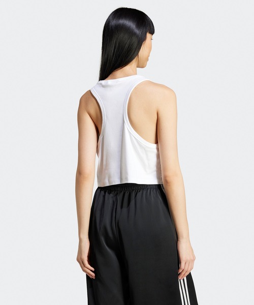 adidas(アディダス)の「adidas/アディダス TREFOIL TANK タンクトップ(タンクトップ・レディース・ホワイト・XS/S/M/L)」の2枚目の写真