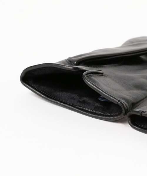 B:MING by BEAMS（ビーミングバイビームス）の「ラムレザー グローブ（手袋・メンズ・ブラック/ダークブラウン・ONE SIZE）」の4枚目の写真
