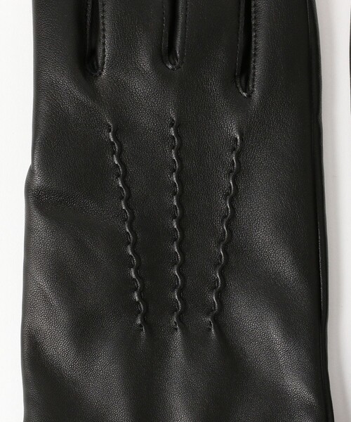 B:MING by BEAMS（ビーミングバイビームス）の「ラムレザー グローブ（手袋・メンズ・ブラック/ダークブラウン・ONE SIZE）」の5枚目の写真