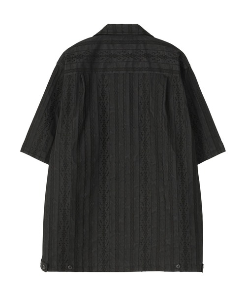 ZUCCa（ズッカ）の「デニムチュールエンブロイダリー / シャツ / S（シャツ/ブラウス・メンズ・ブラック/ネイビー・M size）」の9枚目の写真