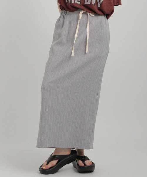 GEORGE'S（ジョージズ）の「イージーナロースカート（スカート・レディース・ネイビー/グレー・MEDIUM/SMALL）」の9枚目の写真