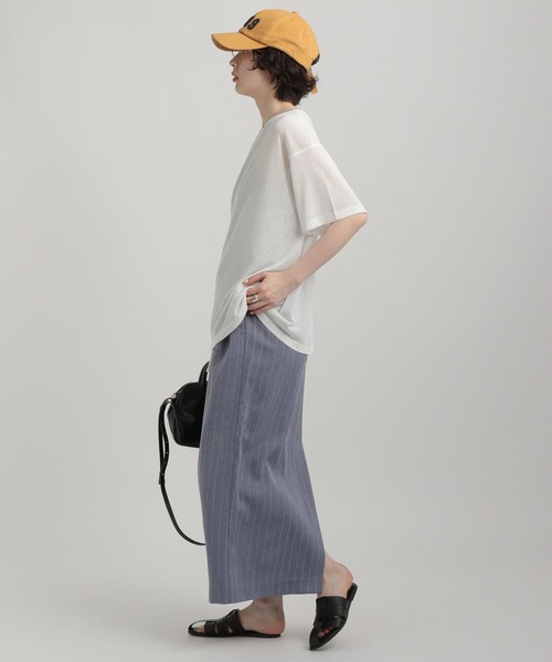 GEORGE'S（ジョージズ）の「イージーナロースカート（スカート・レディース・ネイビー/グレー・MEDIUM/SMALL）」の10枚目の写真