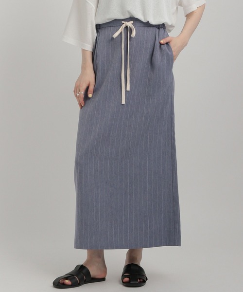 GEORGE'S（ジョージズ）の「イージーナロースカート（スカート・レディース・ネイビー/グレー・MEDIUM/SMALL）」の12枚目の写真