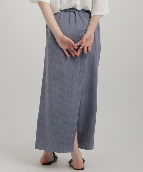 GEORGE'S（ジョージズ）の「イージーナロースカート（スカート・レディース・ネイビー/グレー・MEDIUM/SMALL）」の15枚目の写真