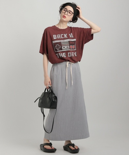 GEORGE'S（ジョージズ）の「イージーナロースカート（スカート・レディース・ネイビー/グレー・MEDIUM/SMALL）」の4枚目の写真