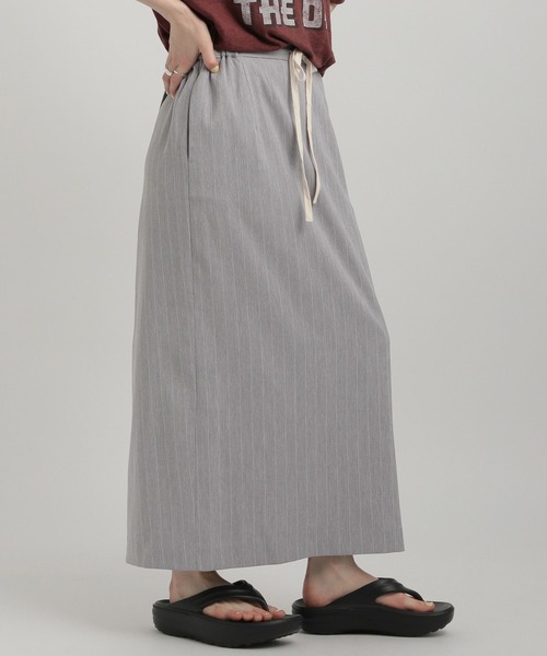 GEORGE'S（ジョージズ）の「イージーナロースカート（スカート・レディース・ネイビー/グレー・MEDIUM/SMALL）」の7枚目の写真