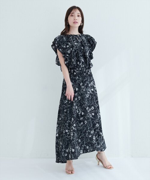 natural couture（ナチュラルクチュール）の「【mizu】長さ変えられる後ろ下がりヘムスカート（スカート・レディース・ベージュ系その他/ブルー系その他/ブラック系その他・LARGE/MEDIUM）」の8枚目の写真