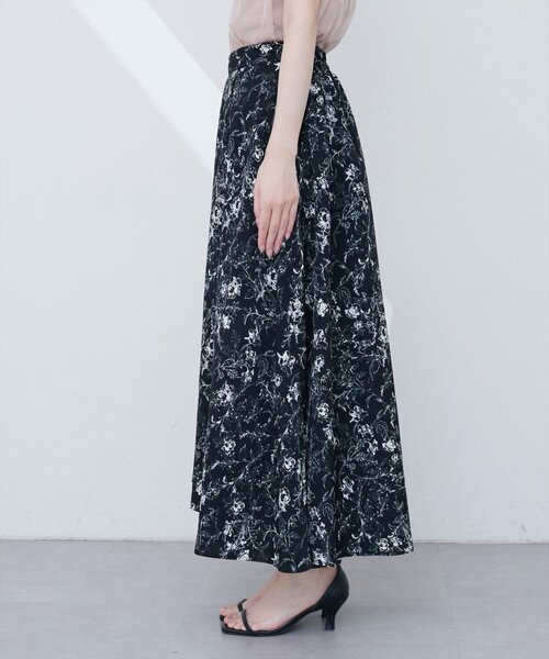 natural couture（ナチュラルクチュール）の「【mizu】長さ変えられる後ろ下がりヘムスカート（スカート・レディース・ベージュ系その他/ブルー系その他/ブラック系その他・LARGE/MEDIUM）」の22枚目の写真