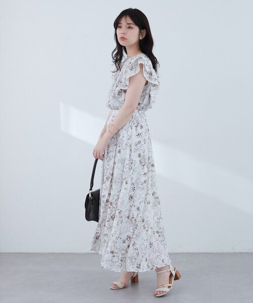 natural couture（ナチュラルクチュール）の「【mizu】長さ変えられる後ろ下がりヘムスカート（スカート・レディース・ベージュ系その他/ブルー系その他/ブラック系その他・LARGE/MEDIUM）」の17枚目の写真