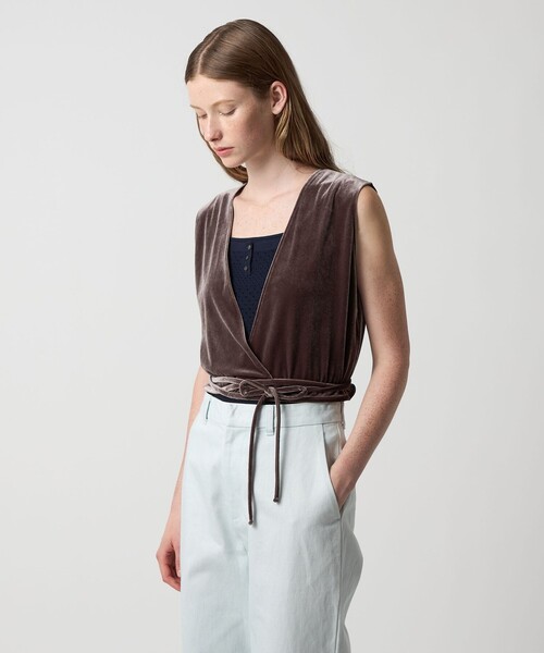 ＜Steven Alan＞ベロア カシュクール ベスト Steven Alan＞ベロア カシュクール ベスト（ベスト）｜Steven