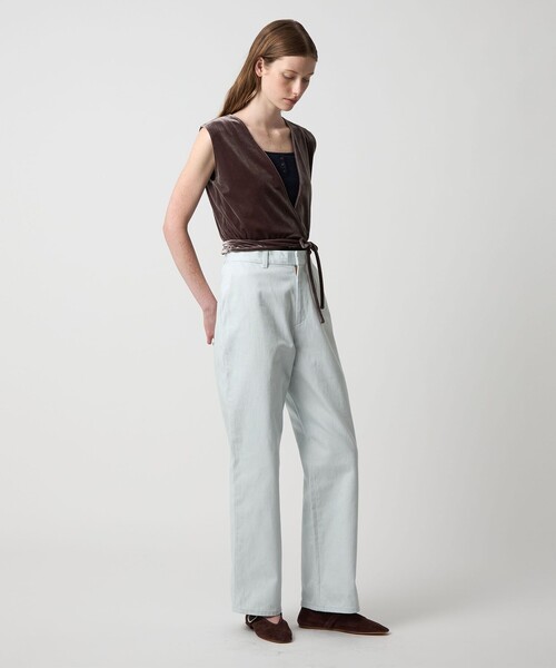 Steven Alan＞ベロア カシュクール ベスト（ベスト）｜Steven