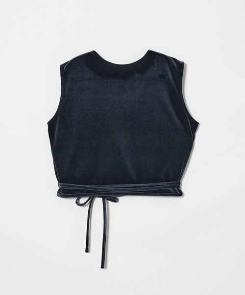 Steven Alan(スティーブンアラン)の「<Steven Alan>ベロア カシュクール ベスト(ベスト・レディース・ネイビー/ダークグレー・FREE)」の13枚目の写真