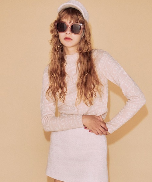 EIMY GOLF ピンク セーター ブランド古着】EIMY GOLF｜エイミーゴルフ（レディース）の