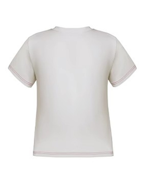 リボンレタリングロゴプリント ステッチTシャツ FX25S350【Fano