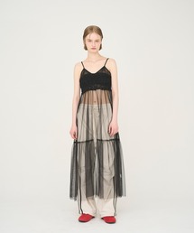 【Nora Lily】「elle」Whisper Veil Camisole Dress