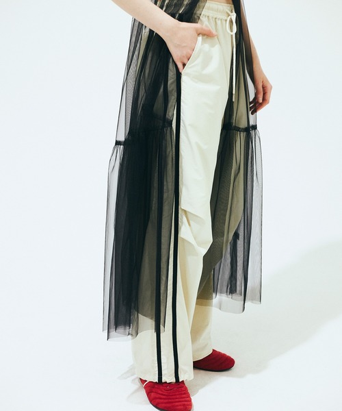 Nora Lily（ノラリリー）の「【Nora Lily】「elle」Whisper Veil Camisole Dress（ワンピース・レディース・ホワイト/ライトパープル/ブラック・FREE）」の13枚目の写真