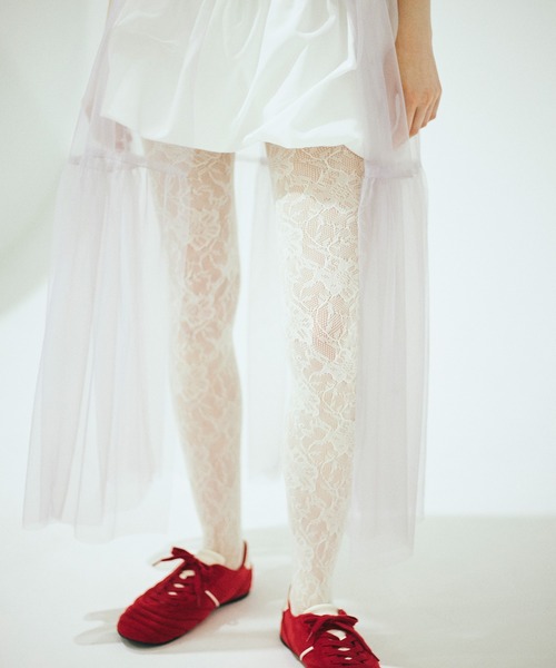 Nora Lily（ノラリリー）の「【Nora Lily】「elle」Whisper Veil Camisole Dress（ワンピース・レディース・ホワイト/ライトパープル/ブラック・FREE）」の20枚目の写真