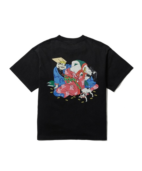 EVISU（エヴィス）の「SS TEE(xEVISU )（Tシャツ/カットソー・メンズ・ホワイト/ブラック・L）」の6枚目の写真