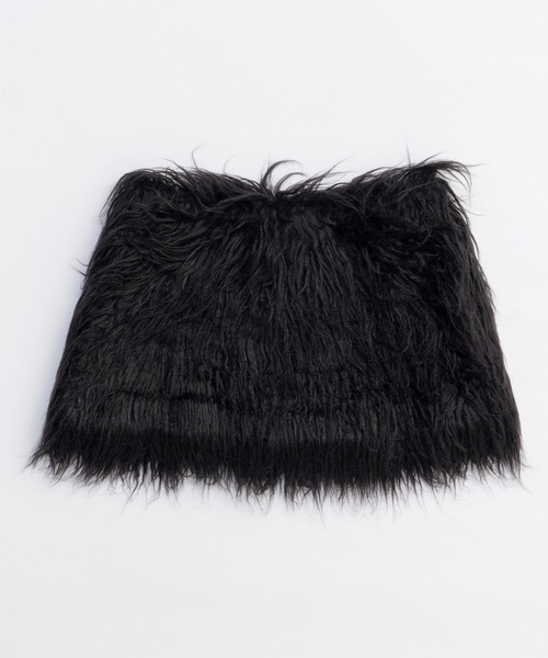 ロングファーミニスカート / Long Faux Mini Skirt（スカート）｜PRANK