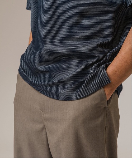 EDIFICE（エディフィス）の「《追加》"吸水速乾＆高通気機能" COOLMAX ハニカムボーダー ポロシャツ2（ポロシャツ・メンズ・ブラック/ブルー系その他/ネイビー/グレー・SMALL/X-LARGE/LARGE/MEDIUM）」の15枚目の写真