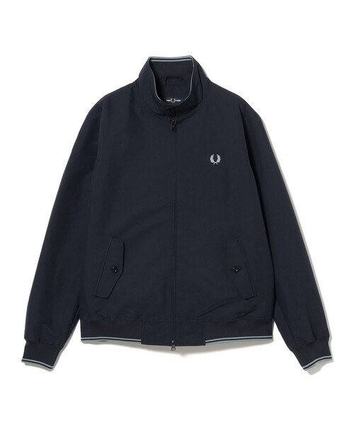 【新品/未使用】FRED PERRY グレー ハリントンジャケット Sサイズ Reissues Made In England Harrington Jacket(8 102：BLACK
