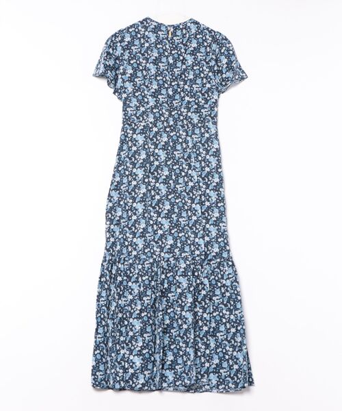 MICHAEL KORS(マイケルコース)の「フローラル ミディ ドレス(ワンピース・レディース・ブルー系・XXS/M/S/XS)」の4枚目の写真