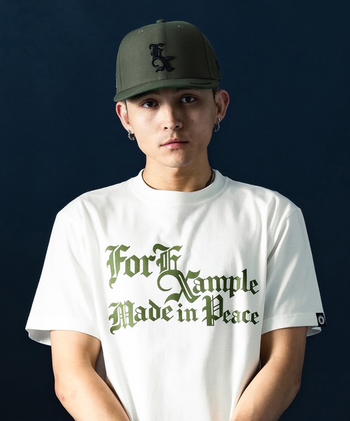 tシャツ EXAMPLE EX MADE IN PEACE L/S TEE メンズ レディース EXAMPLE EX MADE IN PEACE SLAB BIG SILHOUETTE S⁄S TEE（Tシャツ