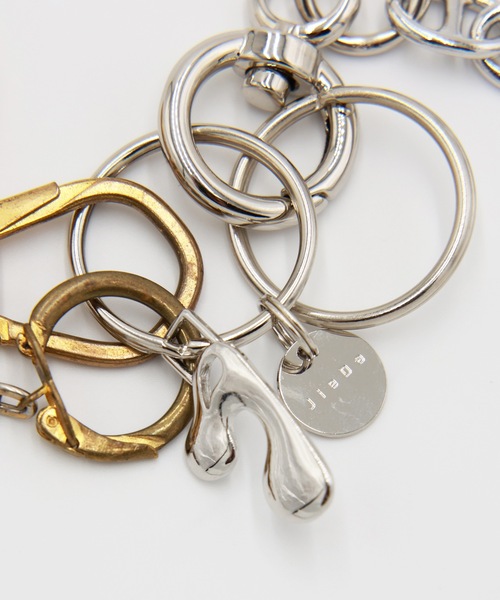 Jieda(ジエダ)の「KEY HOLDER(キーホルダー・メンズ・シルバー・ONESIZE)」の4枚目の写真