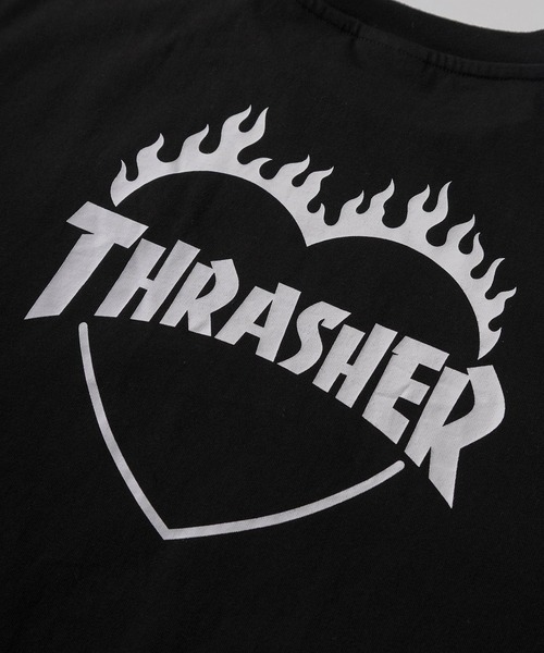 THRASHER（スラッシャー）の「【70】【THRASHER/スラッシャー】ブランドロゴ ＆ ハートワンポイント刺繍 ロングスリーブ Tシャツ バックプリント（Tシャツ/カットソー・メンズ・ブラック系その他/アッシュグレー/ライトグレー/ブラウン/ホワイト系その他/ホワイト/ブラック/ワイン・L/M）」の22枚目の写真