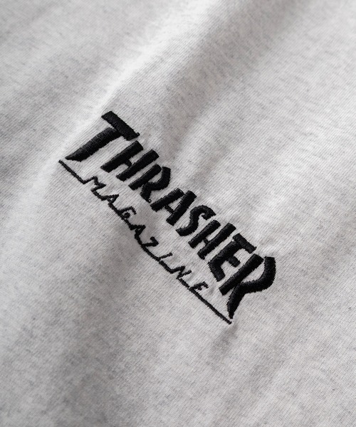 THRASHER（スラッシャー）の「【70】【THRASHER/スラッシャー】ブランドロゴ ＆ ハートワンポイント刺繍 ロングスリーブ Tシャツ バックプリント（Tシャツ/カットソー・メンズ・ブラック系その他/アッシュグレー/ライトグレー/ブラウン/ホワイト系その他/ホワイト/ブラック/ワイン・L/M）」の12枚目の写真