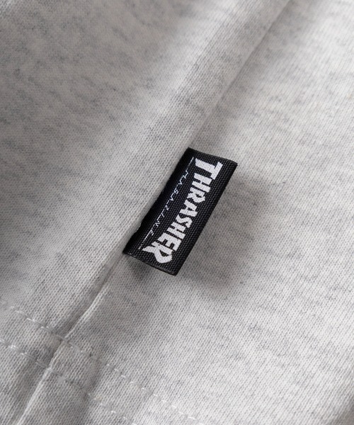 THRASHER（スラッシャー）の「【70】【THRASHER/スラッシャー】ブランドロゴ ＆ ハートワンポイント刺繍 ロングスリーブ Tシャツ バックプリント（Tシャツ/カットソー・メンズ・ブラック系その他/アッシュグレー/ライトグレー/ブラウン/ホワイト系その他/ホワイト/ブラック/ワイン・L/M）」の16枚目の写真