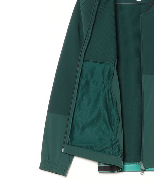 アディダスゴルフ：メンズ：Lサイズ：フルジップ撥水ジャケット：チャコール adidas アディダス ゴルフジャケット メンズ ゴルフウェア GOLF