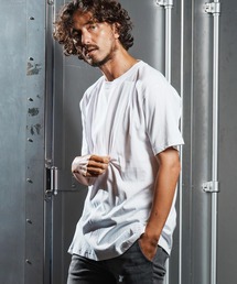 wjk reluxe（ダブルジェーケーリラックス）の「mt9880-open end yarn short sleeve cut sew Tシャツ(WR25W-29)（Tシャツ/カットソー）」