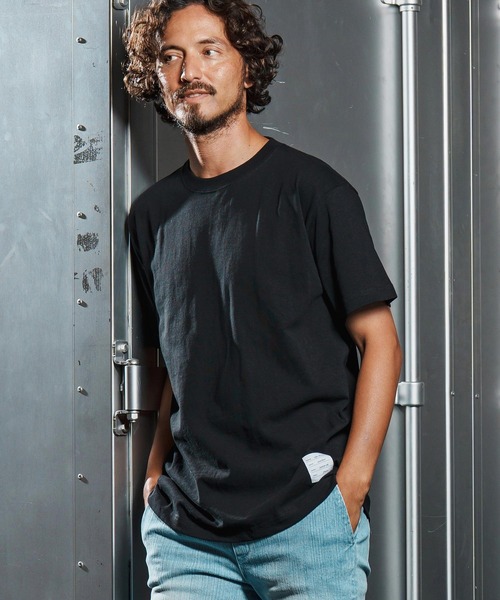 wjk reluxe（ダブルジェーケーリラックス）の「mt9880-open end yarn short sleeve cut sew Tシャツ(WR25W-29)（Tシャツ/カットソー・メンズ・バーガンディー/ホワイト/ブラック・XL/L/M/S）」の2枚目の写真
