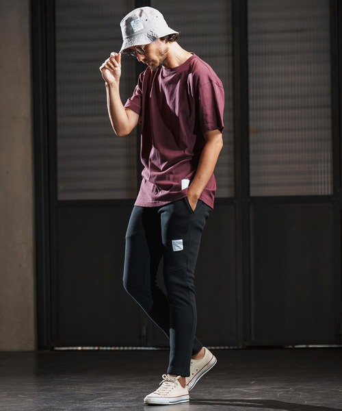 wjk reluxe（ダブルジェーケーリラックス）の「mt9880-open end yarn short sleeve cut sew Tシャツ(WR25W-29)（Tシャツ/カットソー・メンズ・バーガンディー/ホワイト/ブラック・XL/L/M/S）」の7枚目の写真