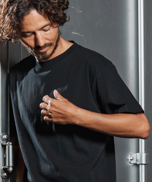 wjk reluxe（ダブルジェーケーリラックス）の「mt9880-open end yarn short sleeve cut sew Tシャツ(WR25W-29)（Tシャツ/カットソー・メンズ・バーガンディー/ホワイト/ブラック・XL/L/M/S）」の15枚目の写真